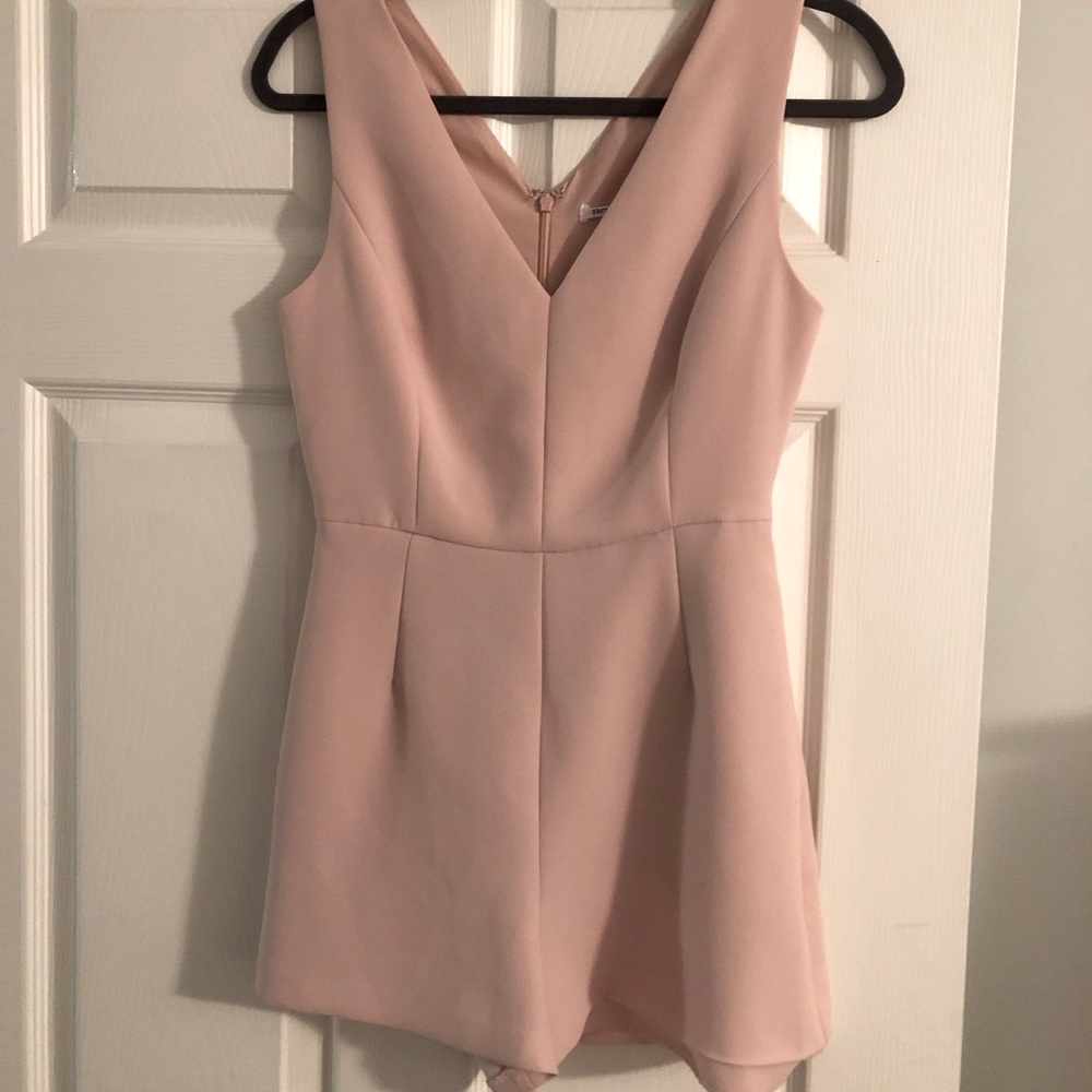 BCBG light pink mini romper
